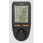 ORNO OR-WAT-435/B Medidor de custos de energia e consumo elétrico, 230V, 16A, ecrã LCD, preto