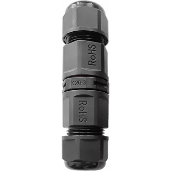 ORNO Conector de cabo reto IP68 3x4mm² 400V/20A Quick Terminal OR-AE-13620