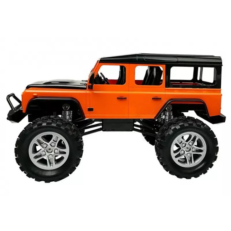 Double E Carro telecomandado Land Rover Defender R/C laranja 1:14
