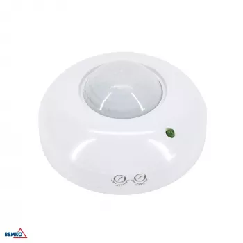 BEMKO Detetor de movimento PIR 1200W 360° branco