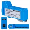PAWBOL LZB E.4136N Borne de ligação em fila sem parafusos azul 12 polos 450V 24A