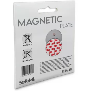 SAFEMI Placas de montagem magnéticas para detetores de fumo e CO SHA-01