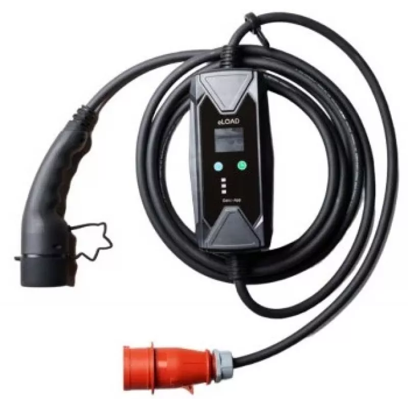 ELOAD TIE-EV16-P3-GEN2 Carregador EV trifásico 11kW com controlo remoto, Type 2, cabo 5m, IP54