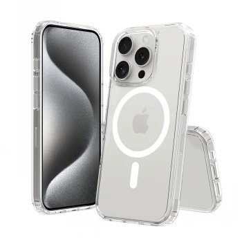 BUMPER SCREENOR IPHONE 16 PRO MAGSAFE TRANSPARENTE