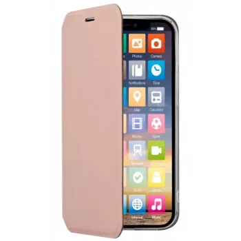 SCREENOR Clever Capa carteira para Apple iPhone 12 / 12 Pro - rosa