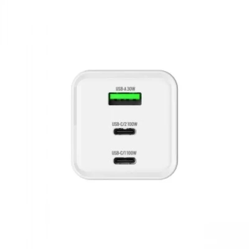 GRATEQ HALTI GaN PD/PPS 2xUSB-C/1xUSB-A 100W Carregador de parede preto