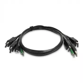 StarTech.com 2-Port DVI-I USB KVM Switch com suporte de áudio - TAA-konform