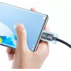 Baseus Crystal Shine Cabo USB-A para USB-C 1,2m 100W 6A QC 3.0 Nylon Entrançado Preto