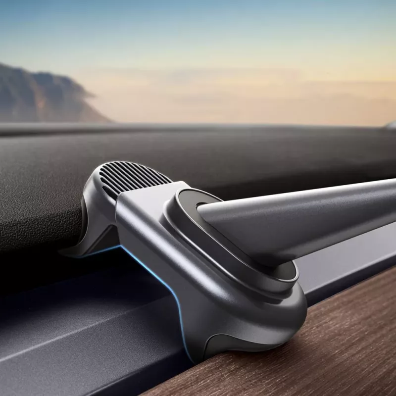 Baseus T-Space Suporte de Carro Elétrico com Painel Solar para Tesla Model 3/Y - Preto