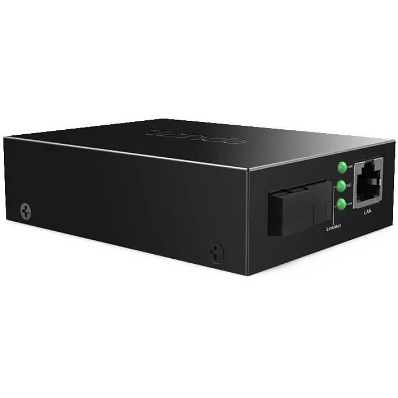 Tenda TFC300A Conversor de Media Ethernet para Fibra Ótica SC Monomodo 20 km