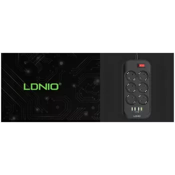 Extensão LDNIO SE6403, 6 tomadas + 4 USB