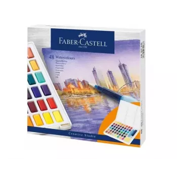 Faber-Castell Polychromos Lápis de Cor Artísticos - 48 unid. - Cores Sortidas