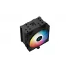 Deepcool AG500 BK ARGB Dissipador CPU Single Tower, Preto, Ventoinha PWM 120mm, 5 Heatpipes, Intel/AMD