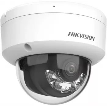 Hikvision DS-2CD2143G2-LI(2.8mm) PL 4MP AcuSense Câmara IP Dome com Objetiva de 2,8 mm, Luz Branca e IR
