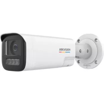 Hikvision DS-2CD1B47G3H-LIUF/SRB(2.8mm) 4MP ColorVu Câmara IP com Luz Branca, Microfone Incorporado, MicroSD, PoE