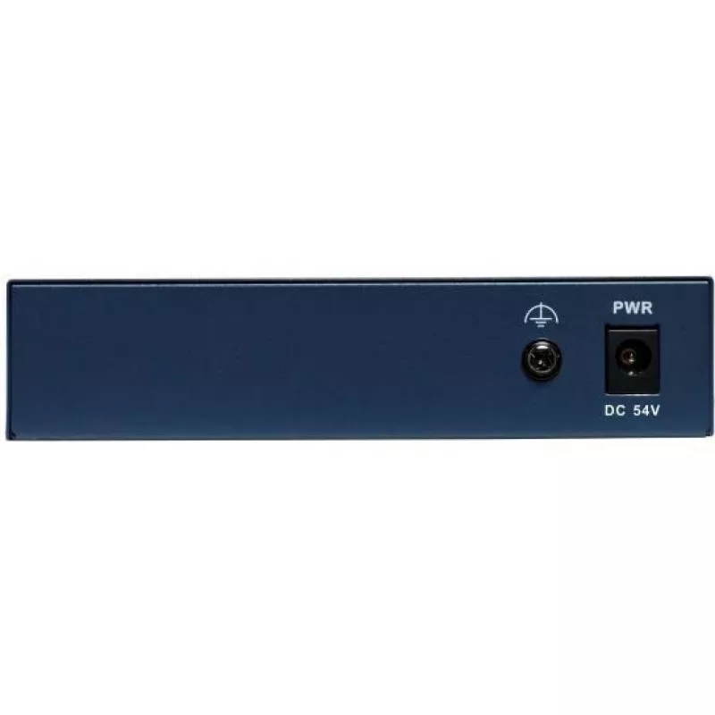 Hikvision DS-3D504TP-A Switch Industrial PoE Não Gerido, 4 Portas PoE+, 1 Uplink SFP, Orçamento 60W