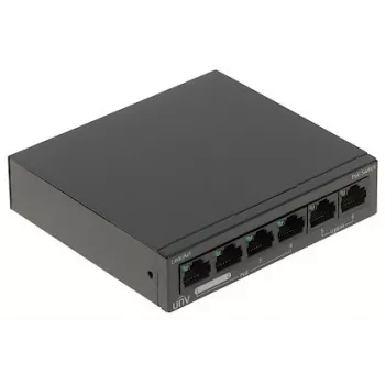 POE LANG NSW2020-6T-POE-IN Switch PoE 4 Portas Uniview