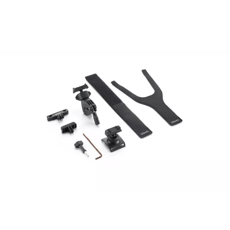 DJI Osmo Action Kit de Ciclismo de Estrada (Cinto de Peito, Suporte de Guiador, Suportes Adesivos) - Preto