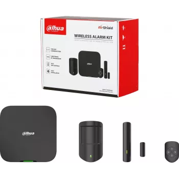 Dahua ART-ARC3800H-03-W2(868)-B Kit de alarme sem fios (868 MHz, preto)