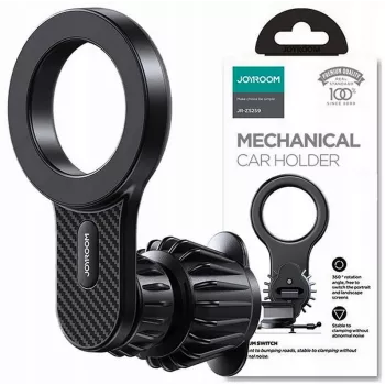 Joyroom JR-ZS355 Suporte de automóvel magnético MagSafe para iPhone, fixação de ventilação, preto