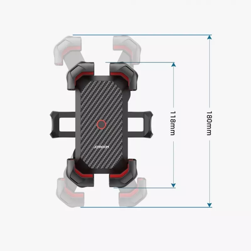 JOYROOM Suporte de telemóvel para mota preto (JR-ZS288-m)
