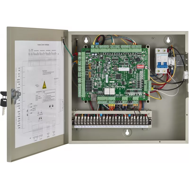 Hikvision DS-K2602T Controlador de acesso, 2 portas, TCP/IP, RS-485, Wiegand