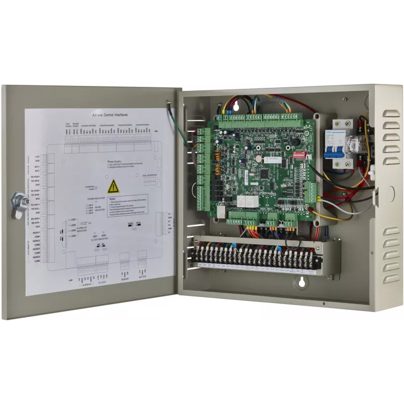 Hikvision DS-K2602T Controlador de acesso, 2 portas, TCP/IP, RS-485, Wiegand