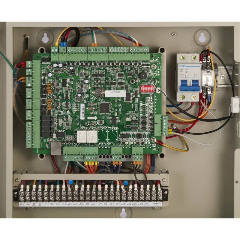 Hikvision DS-K2602T Controlador de acesso, 2 portas, TCP/IP, RS-485, Wiegand