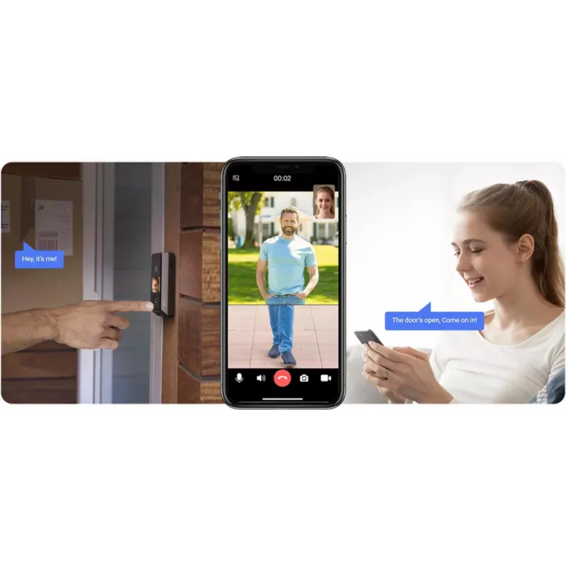 Ezviz EP8 Ultra 6MP+2MP Campainha de vídeo Wi-Fi