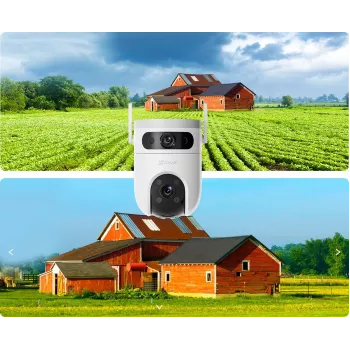 EZVIZ C9C 5MP+5MP Câmara IP Wi-Fi exterior com lente dupla