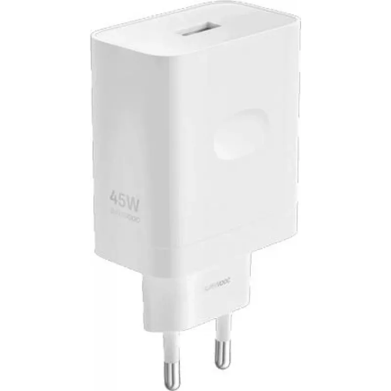 Carregador de parede Realme 45W SuperVOOC USB-A, branco