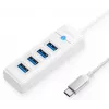 Hub USB-C ORICO PW4U-C3-015-WH-EP 4x USB-A 3.2 Gen 1 branco