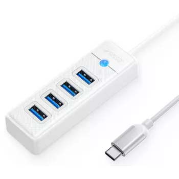 Hub USB-C ORICO PW4U-C3-015-WH-EP 4x USB-A 3.2 Gen 1 branco