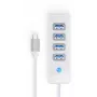 Hub USB-C ORICO PW4U-C3-015-WH-EP 4x USB-A 3.2 Gen 1 branco