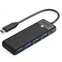 Hub USB-C ORICO 4 portas USB-A 3.0 5Gbps preto