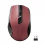 Rato ótico sem fios UGREEN MU006 2.4GHz / Bluetooth 5.0 4000 DPI - vermelho