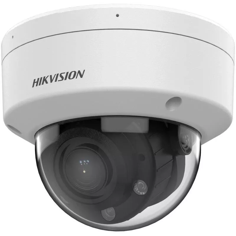 Câmara IP turret exterior Hikvision DS-2CD1763G2-LIZU(2.8-12mm) 6MP com objetiva varifocal motorizada, PoE, IR, microfone incorporado