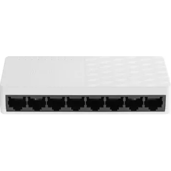 Switch Fast Ethernet não gerido Hilook by Hikvision SW-08-D de 8 portas