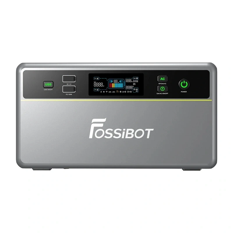 Estação de energia portátil FOSSIBOT FBP1200 1200W (verde)