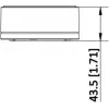 Caixa de ligação / adaptador de montagem Hikvision DS-1280ZJ-S-Y(O-STD) - branco