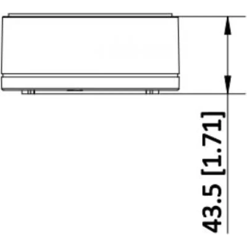 Caixa de ligação / adaptador de montagem Hikvision DS-1280ZJ-S-Y(O-STD) - branco
