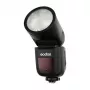 Flash de cabeça redonda Godox V1S para Sony