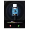 Cabo de áudio estéreo AUX UGREEN 3,5mm mini jack para USB Type-C 1m preto (CM450 20192)