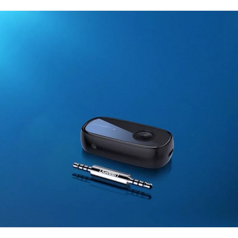 Recetor de áudio Bluetooth 5.0 AUX aptX, aptX LL mini jack UGREEN preto (70304)
