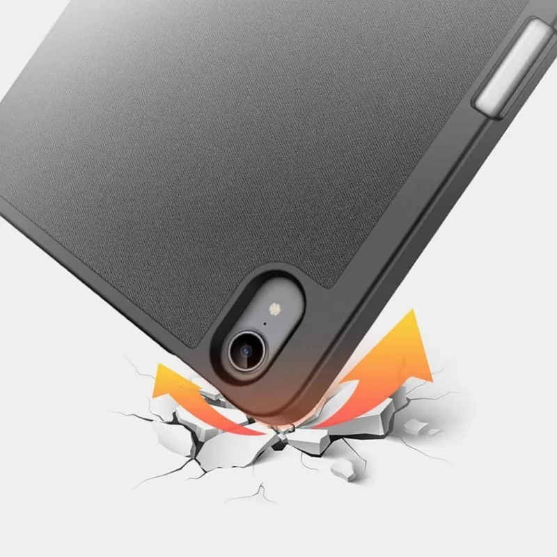 Dux Ducis Domo Capa dobrável com suporte para caneta para iPad Mini 7/6, preta