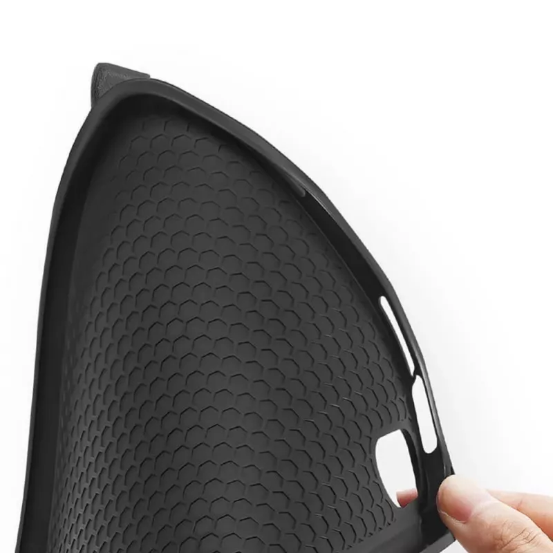 Dux Ducis Domo Capa dobrável com suporte para caneta para iPad Mini 7/6, preta