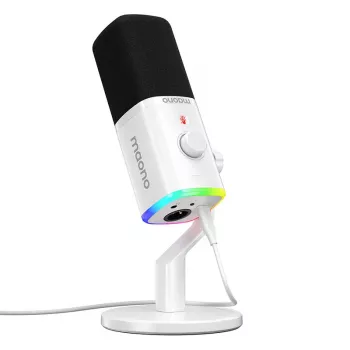 MAONO PD100X Microfone dinâmico (branco) - USB-C e XLR