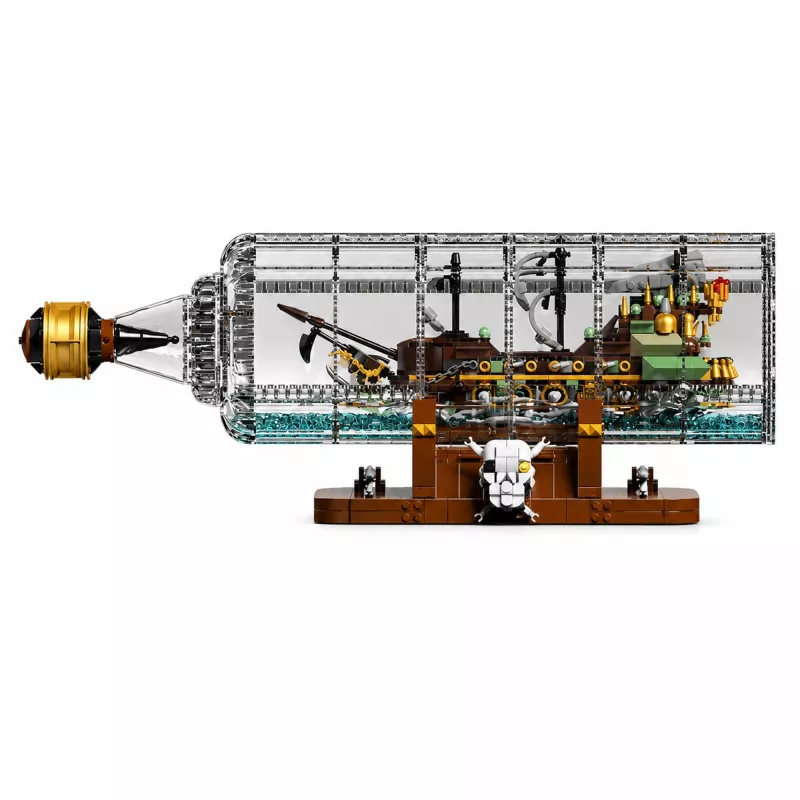 MOULD KING 10067 Flying Dutchman Barco numa garrafa Conjunto de construção (2499 peças)