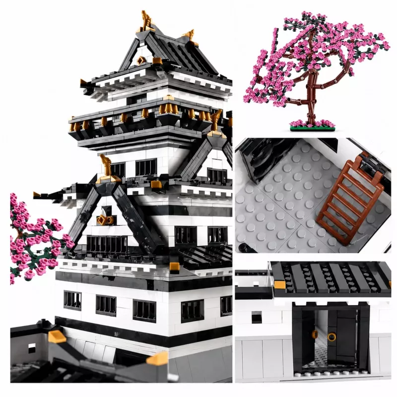 Mould King Castelo de Himeji 22006 Conjunto de blocos de construção (3086 peças)