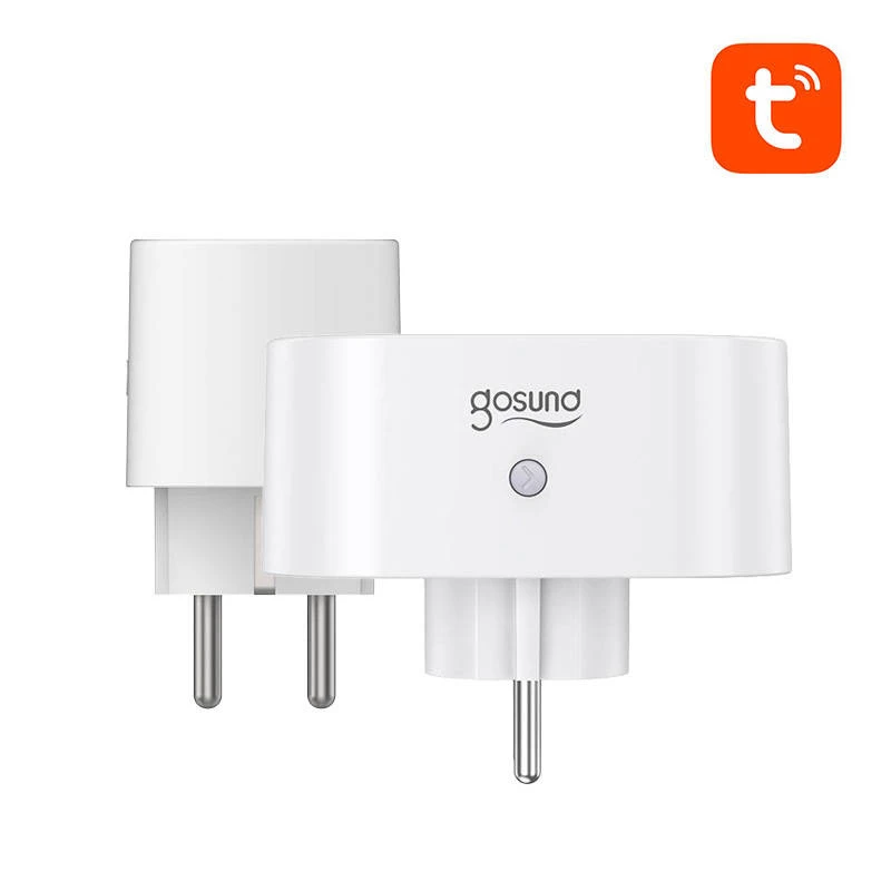 Gosund SP211 Tomada inteligente dupla WiFi (pack de 2) 3500W Tuya